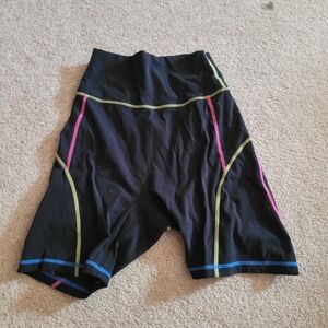 BuffBunny Original 6-inch Wave Shorts with Multicolor Trim Small Energy Fabric